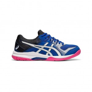 Asics Blue/White Asics 1072A034.400 Gel-Rocket 9 Volleyball Shoes | RZOQM-7160