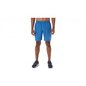 Azure/Carrier Grey Asics 2011A951.438 M 7in 2 In 1 Short Shorts | BCNUL-2168