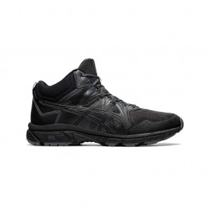 Black/Black Asics 1011A993.001 Gel-Venture 8 Mt Trail Running Shoes | RCVXB-8536