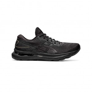 Black/Black Asics 1011B361.002 Gel-Nimbus 24 Wide Running Shoes | TJXMB-2861