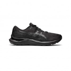 Black/Black Asics 1011B366.001 Gel-Cumulus 24 Running Shoes | YLOXI-6045