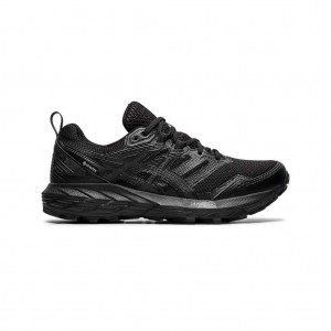 Black/Black Asics 1012A921.002 Gel-Sonoma 6 G-Tx Trail Running Shoes | IMOCT-9165
