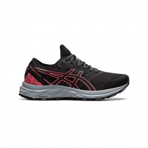Black/Blazing Coral Asics 1012B051.001 Gel-Excite Trail Running Shoes | XQGPH-8160
