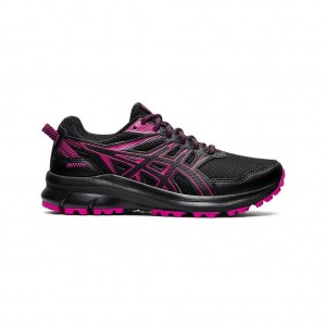 Black/Fuchsia Red Asics 1012B039.005 Trail Scout 2 Trail Running Shoes | ABQPX-1427