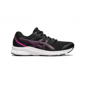 Black/Hot Pink Asics 1012A909.004 Jolt 3 (D) Running Shoes | NFBWY-4350