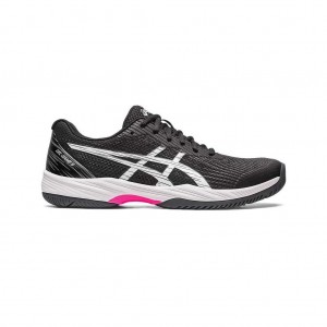 Black/Hot Pink Asics 1041A337.001 Gel-Game 9 Tennis Shoes | VTRQN-3698