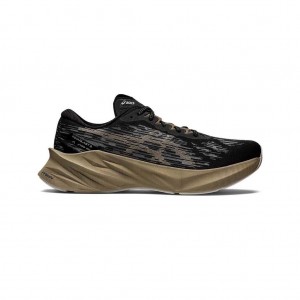 Black/Mink Asics 1011B458.003 Novablast 3 Running Shoes | RJFHE-3498