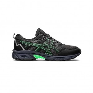 Black/New Leaf Asics 1011A824.901 Gel-Venture 8 Trail Running Shoes | JGBXU-8169