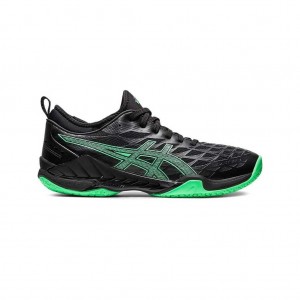 Black/New Leaf Asics 1071A076.001 Blast FF 3 Volleyball Shoes | NICGL-5608