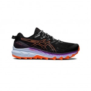 Black/Nova Orange Asics 1012B173.001 Gel-Trabuco 10 Trail Running Shoes | UDJPT-9132