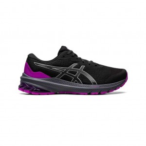 Black/Orchid Asics 1012B307.001 Gt-1000 11 Lite-Show Running Shoes | XMSZD-7391