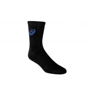 Black/Royal Asics ZK1454.9043 Team Crew Socks Socks | APSYU-9273