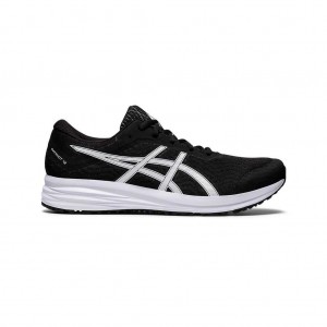 Black/White Asics 1011A823.001 Patriot 12 Running Shoes | IRKFQ-2586