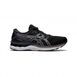 Black/White Asics 1011B004.001 Gel-Nimbus 23 Running Shoes | TECUA-9683