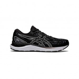 Black/White Asics 1011B012.001 Gel-Cumulus 23 Running Shoes | AZITW-0617