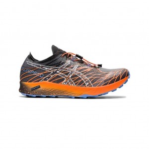 Black/White Asics 1011B330.001 Fujispeed Trail Running Shoes | QKEXB-0945