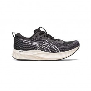 Black/White Asics 1012B433.001 Evoride Speed Wide Running Shoes | CBWQU-7925