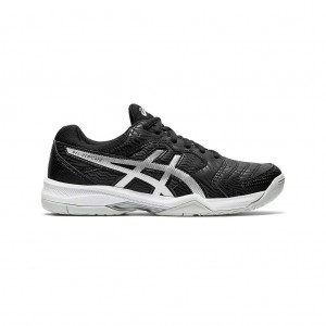 Black/White Asics 1042A067.002 Gel-Dedicate 6 Tennis Shoes | RAVSE-6891