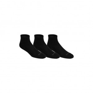 Black Asics ZK2360.90 Cushion Quarter Socks | LIXCM-9538