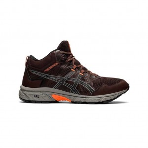 Coffee/Clay Grey Asics 1011A993.202 Gel-Venture 8 Mt Trail Running Shoes | FPJOR-0294