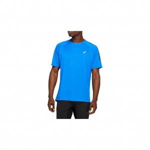 Directoire Blue/Performance Black Asics 2011B055.401 Icon Short Sleeve Top T-Shirts & Tops | GYKPD-4016