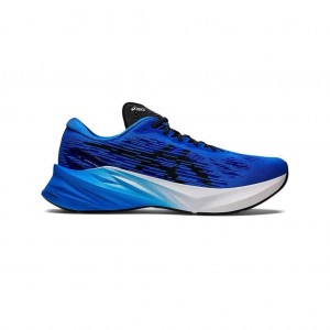 Electric Blue/Black Asics 1011B458.401 Novablast 3 Running Shoes | CKIYA-2098