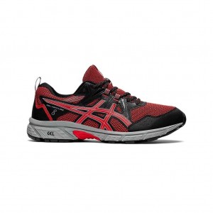 Fiery Red/Sheet Rock Asics 1011A824.601 Gel-Venture 8 Trail Running Shoes | SHMJP-7029