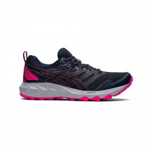 French Blue/Black Asics 1012A922.415 Gel-Sonoma 6 Trail Running Shoes | HBAXO-3591
