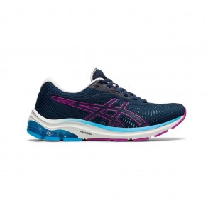 French Blue/Digital Grape Asics 1012A724.404 Gel-Pulse 12 Running Shoes | HVNYF-2983