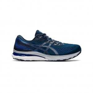 French Blue/Electric Blue Asics 1011B188.400 Gel-Kayano 28 (2E) Running Shoes | MNFZW-7360