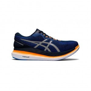 French Blue/Pure Silver Asics 1011B313.400 Glideride 2 Lite-Show Running Shoes | VTPCI-2405