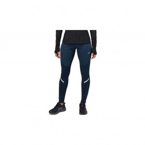 French Blue Asics 2012C029.403 Lite-Show Winter Tight Tights & Leggings | GHUWE-7348
