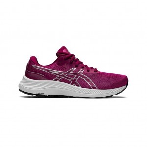 Fuchsia Red/Pure Silver Asics 1012B182.600 Gel-Excite 9 Running Shoes | FUAZT-3025