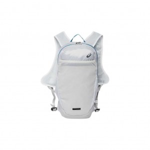Glacier Grey/Azure Asics 3013A454.026 Back Pack 10L Bags and Packages | JEGMT-0243