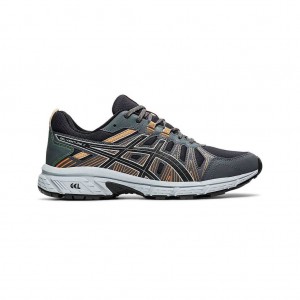 Graphite Grey/Black Asics 1011B121.020 Gel-Venture 7 Trail Running Shoes | MUXYH-5806