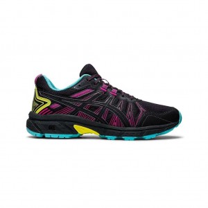 Graphite Grey/Sour Yuzu Asics 1012A983.020 Gel-Venture 7 Trail Running Shoes | LPQZF-2816