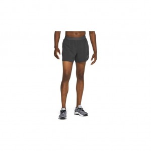 Graphite Grey Asics 2011A769.020 Road 5in Short Shorts | LKTVC-4390