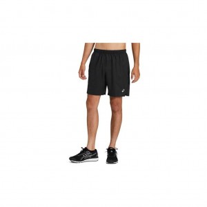 Graphite Grey Heather/Classic Red Asics 2011A951.065 M 7in 2 In 1 Short Shorts | BFWXD-6138
