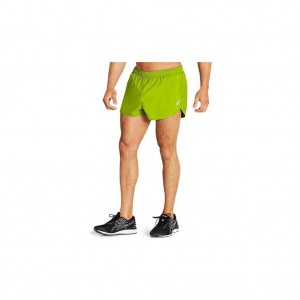 Lime Zest Asics MS3497.323 Split Short Shorts | SZWGE-2470