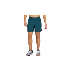 Magnetic Blue Asics 2011A771.402 Road 2-N-1 7in Short Shorts | CGOLF-1549
