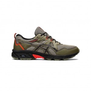 Mantle Green/Black Asics 1011A824.303 Gel-Venture 8 Trail Running Shoes | LQYCM-3012