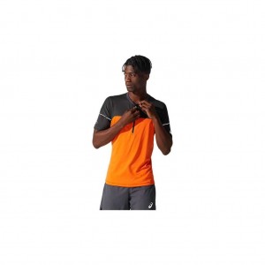 Marigold Orange Asics 2011B895.800 Fujitrail Top T-Shirts & Tops | ATWRY-1620