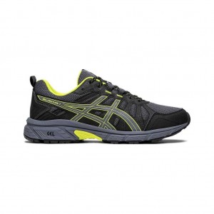Metropolis/Safety Yellow Asics 1011A560.021 Gel-Venture 7 Trail Running Shoes | NQLMT-0872