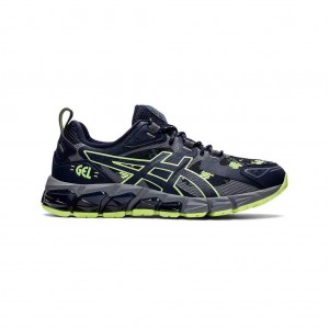 Midnight/Lime Green Asics 1201A495.400 Gel-Quantum 180 Sportstyle | DKNPY-3756