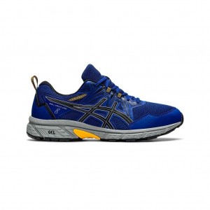 Monaco Blue/Black Asics 1011A824.402 Gel-Venture 8 Trail Running Shoes | KQLGI-7369