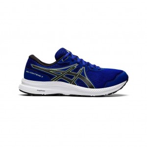 Monaco Blue/Black Asics 1011B040.403 Gel-Contend 7 Running Shoes | VTDXG-6792