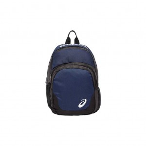 Navy/Black Asics ZR1127.5090 Asics Team Backpack Bags and Packages | JFPES-3958