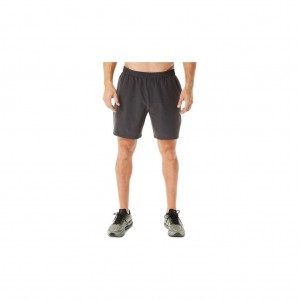 Obsidian Grey Asics 2031D021.022 7in Woven Short Shorts | FAVCH-0826
