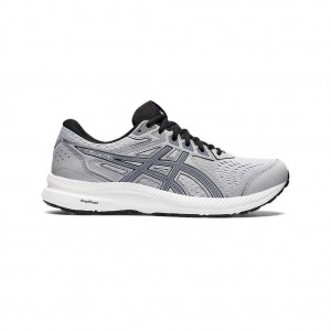 Piedmont Grey/Asics Blue Asics 1011B493.020 Gel-Contend 8 Extra Wide Running Shoes | DYGHK-6904