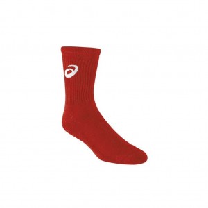 Red Asics ZK1454.23 Team Crew Socks Socks | EVPJU-0193